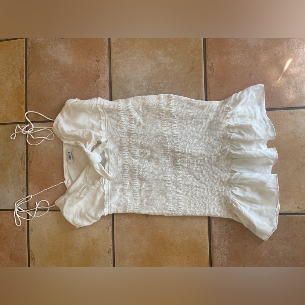 Lilyful Womens White Mini Dress